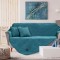 Beauty Home Ριχτάρι Micro velour Art 8406 Πετρόλ