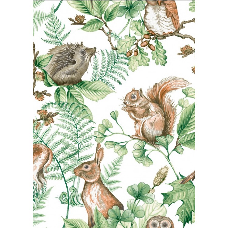 Ταπετσαρία τοίχου KIDS@HOME 108569 woodland animals 1000x53cm