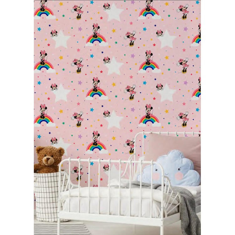 Ταπετσαρία τοίχου KIDS@HOME 108592 rainbow Minnie 1000x53cm