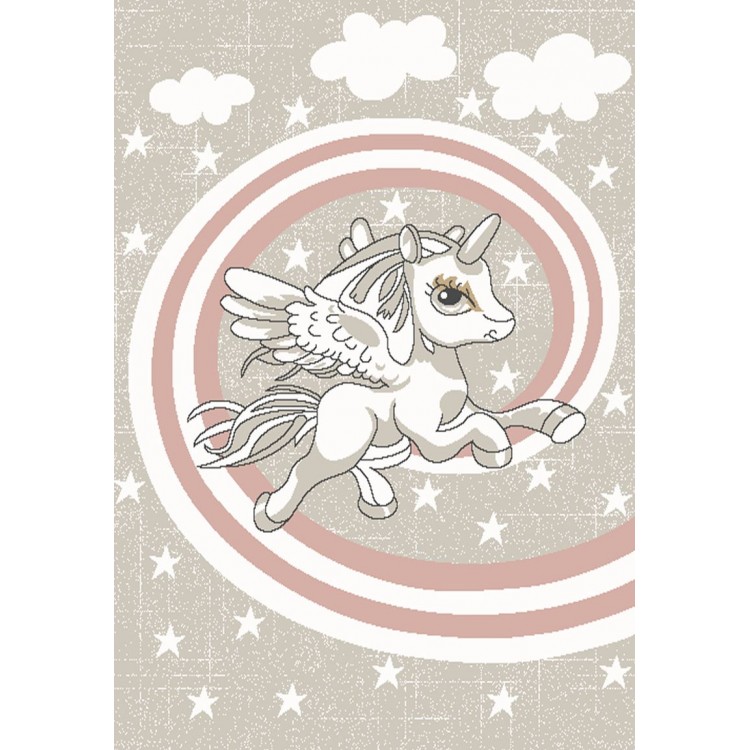 Χαλί παιδικό Dream Carousel 10827 Unicorn beige