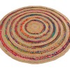 ΧΑΛΙ ΨΑΘΙΝΟ ROUND JUTE MULTI-NATURAL