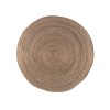 ΧΑΛΙ ΨΑΘΙΝΟ ROUND JUTE NATURAL GREY