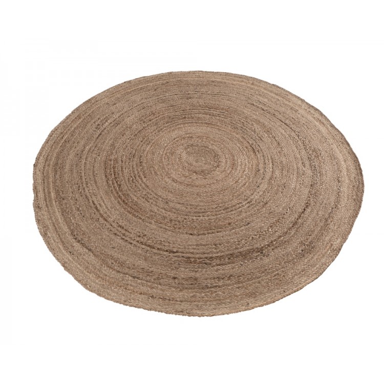 ΧΑΛΙ ΨΑΘΙΝΟ ROUND JUTE NATURAL GREY