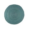 ΧΑΛΙ ΨΑΘΙΝΟ ROUND JUTE TURQUOISE