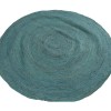 ΧΑΛΙ ΨΑΘΙΝΟ ROUND JUTE TURQUOISE