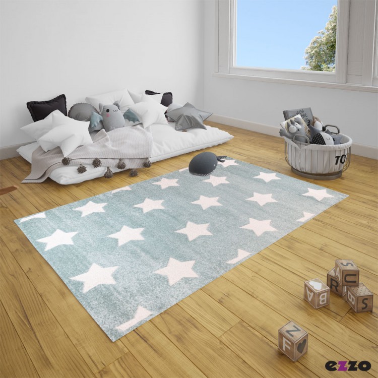 Χαλί ezzo Fairytale stars 7570AX6 Blue